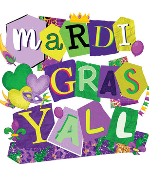 Mardi Gras Party Pack Premade DTF Transfer Gangsheet - 22