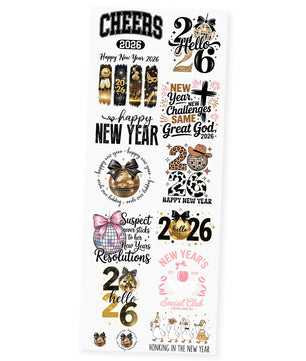 Midnight Sparkle Bash Premade DTF Transfer Gangsheet - 22