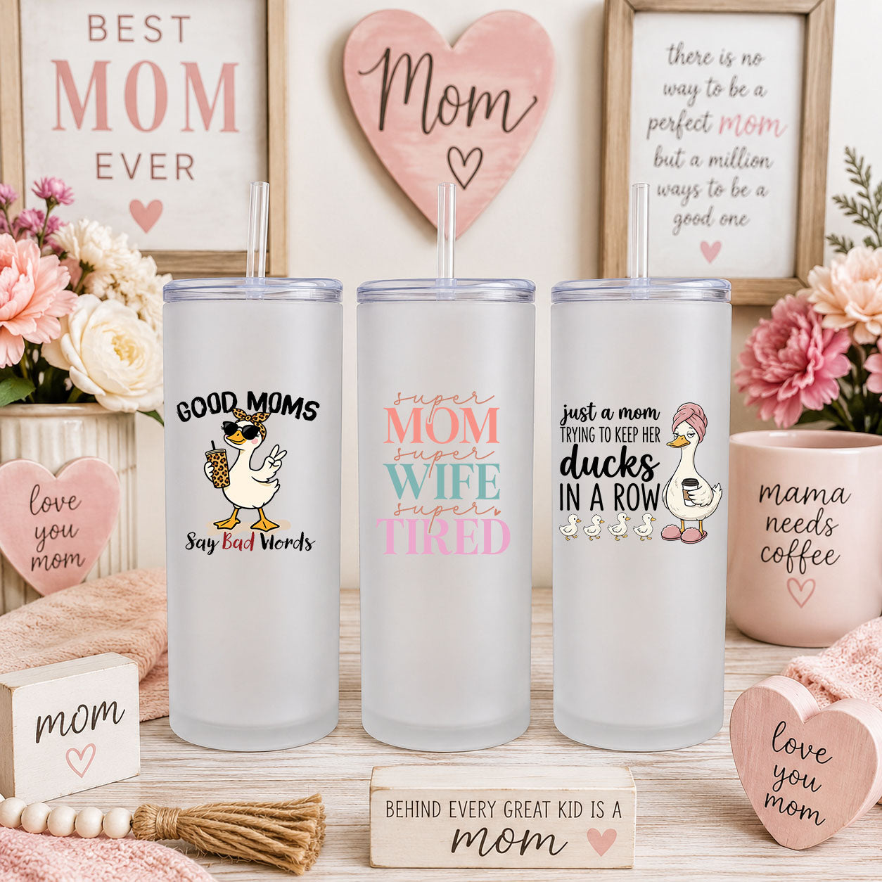Mom UV DTF Sticker Sheet