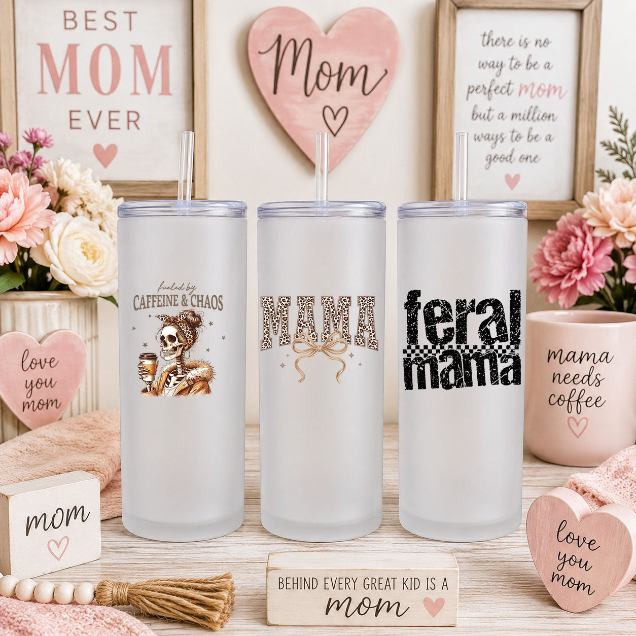 Mom UV DTF Sticker Sheet