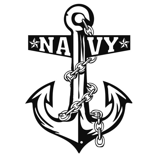 Navy Anchor - DTF Transfer