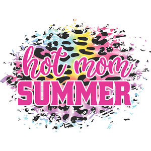 Neon Leopard Hot Mom Summer - DTF Transfer
