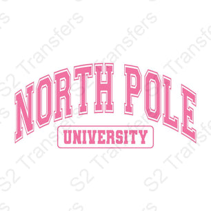 North Pole University Christmas Pocket