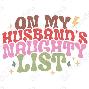 On My Husband's Naughty List