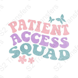 Patient Access Squad Water Color Distressed