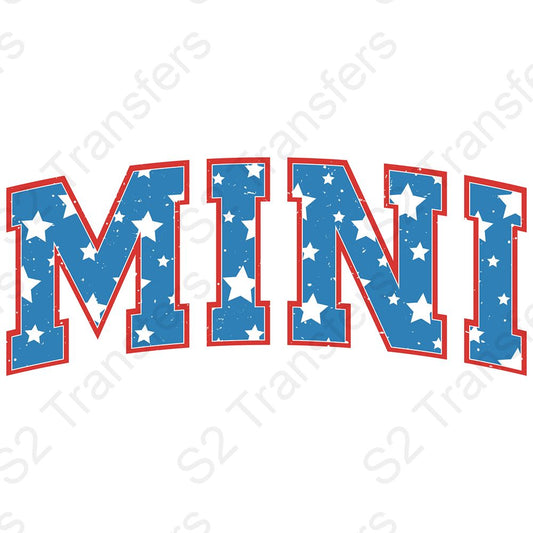 Patriotic Mini Stars Distressed