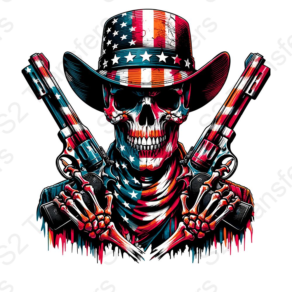 Patriotic Skull Guy