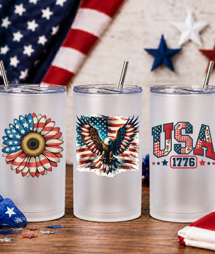 Patriotic UV DTF Sticker Sheet