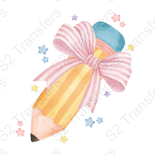 Pencil With Pink Bow