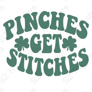 Pinches Get Stitches Solid Green