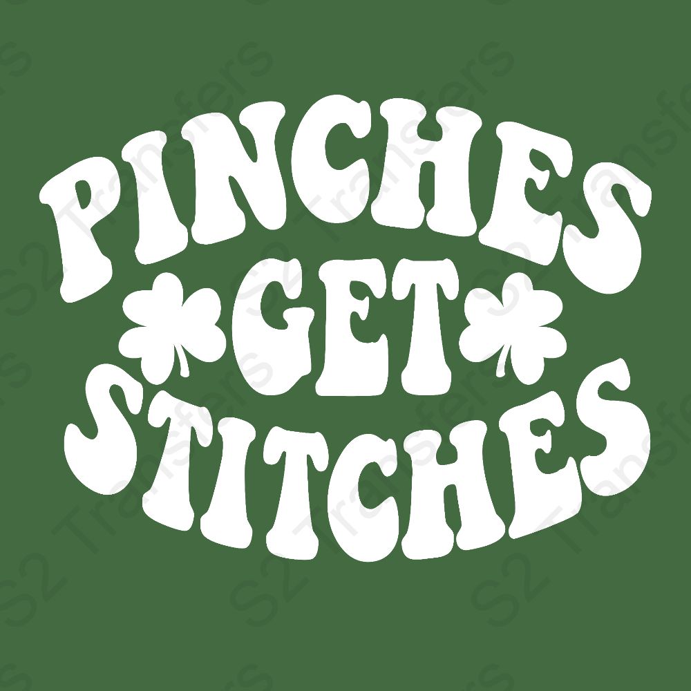 Pinches Get Stitches Solid White