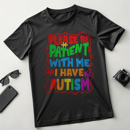 Please Be Patient With Me I Have Autism - DTF Transfer