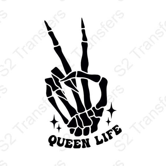 Queen Life Skeleton Hands