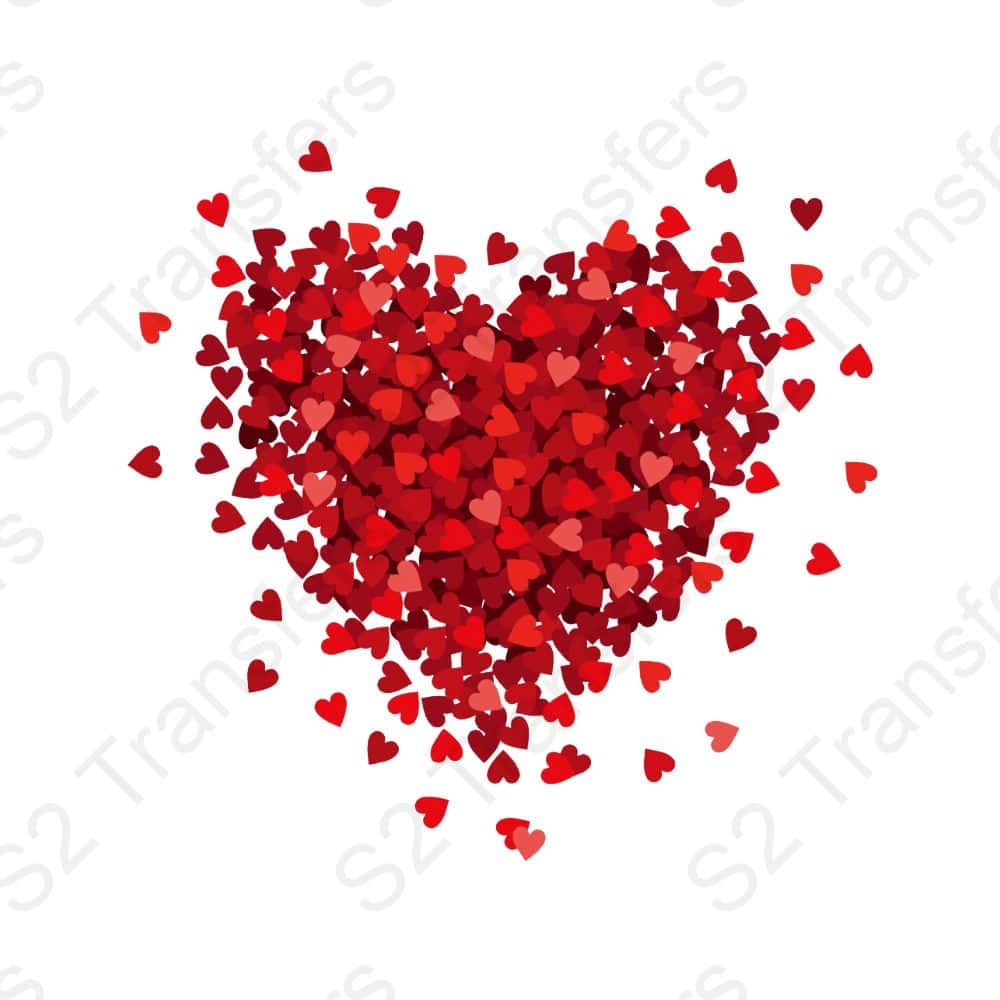 Red Hearts With Little Hearts