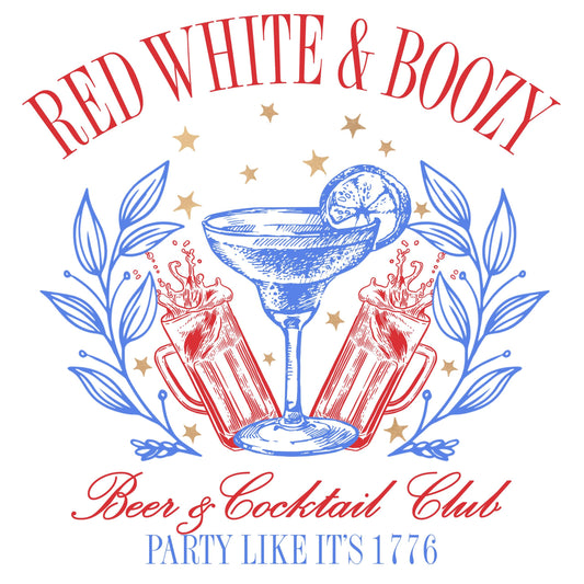 Red White & Boozy Cocktail Club