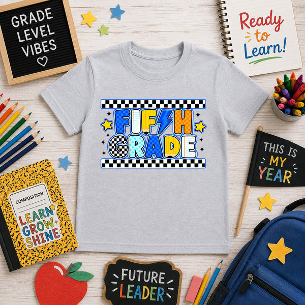 Retro Fifth Grade – DTF Transfer