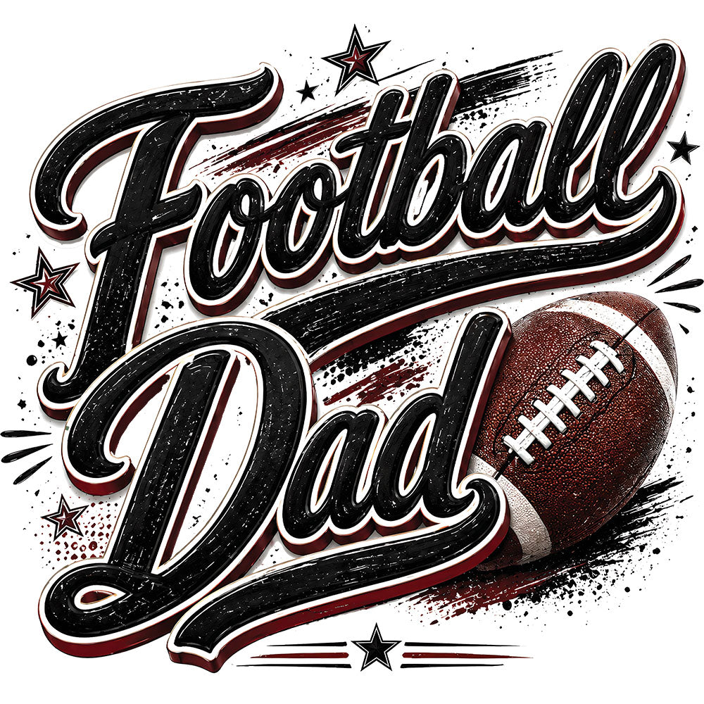 Retro Football Dad – DTF Transfer