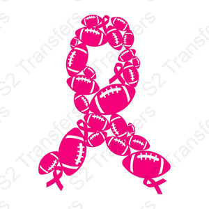 Ribbon Football Pink