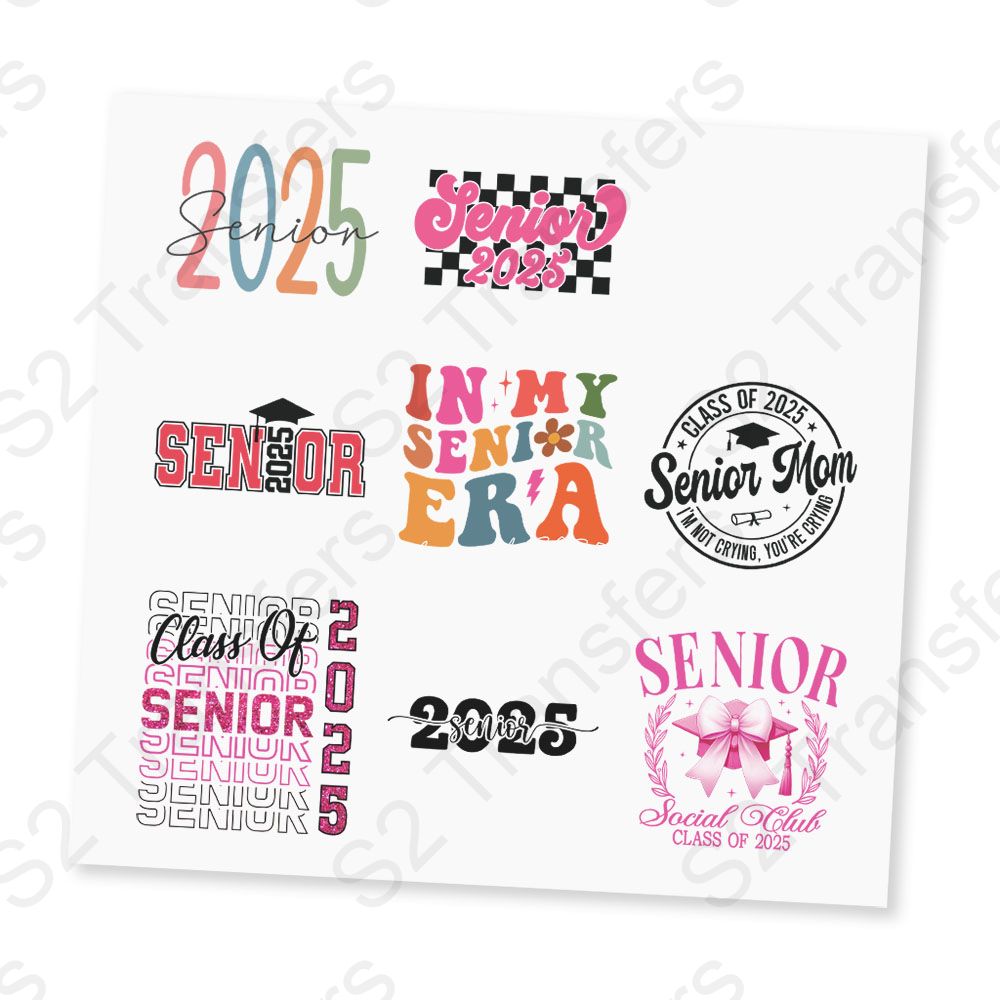 Senior UV DTF Sticker Sheet