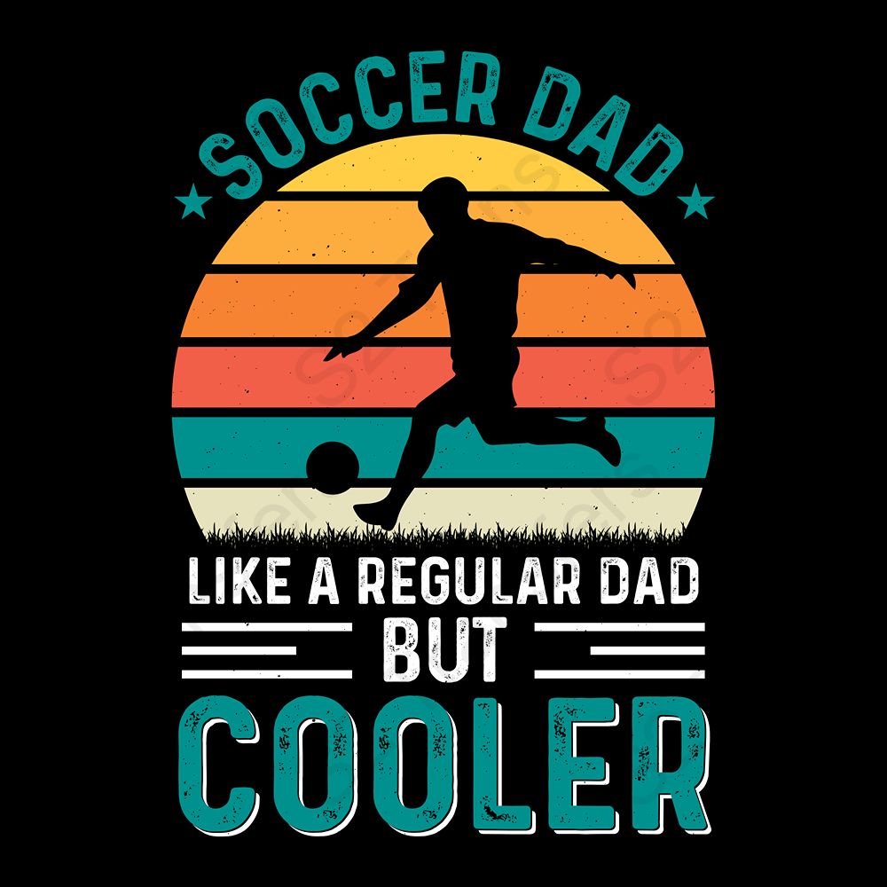 Soccer Dad Retro Sunset