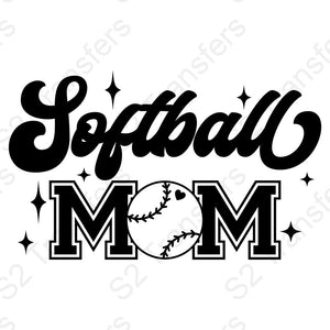 Softball Mom Cursive