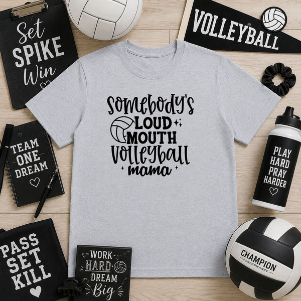 Somebodys Loud Mouth Volleyball Mama – DTF Transfer