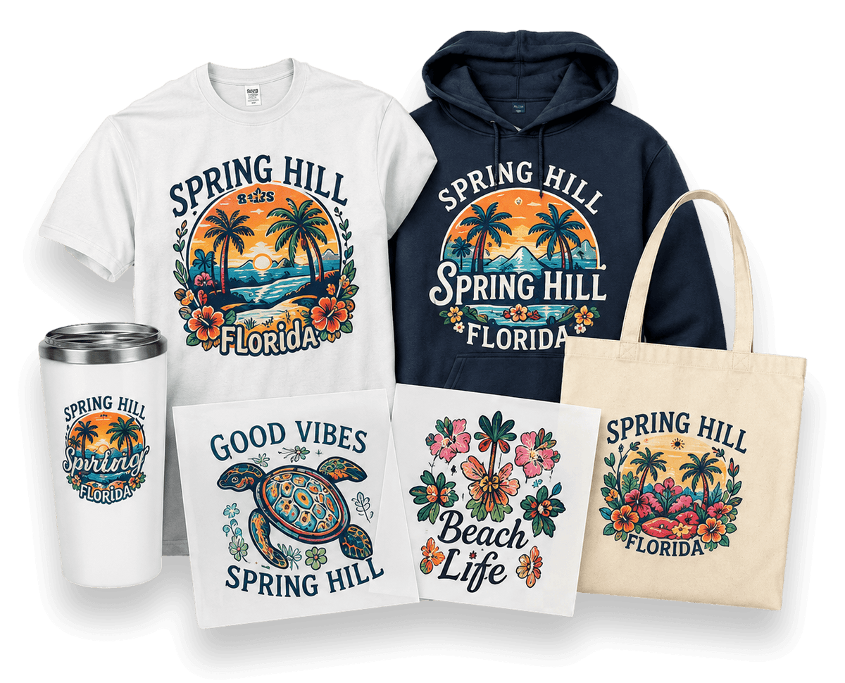 DTF Transfers in Spring Hill, FL