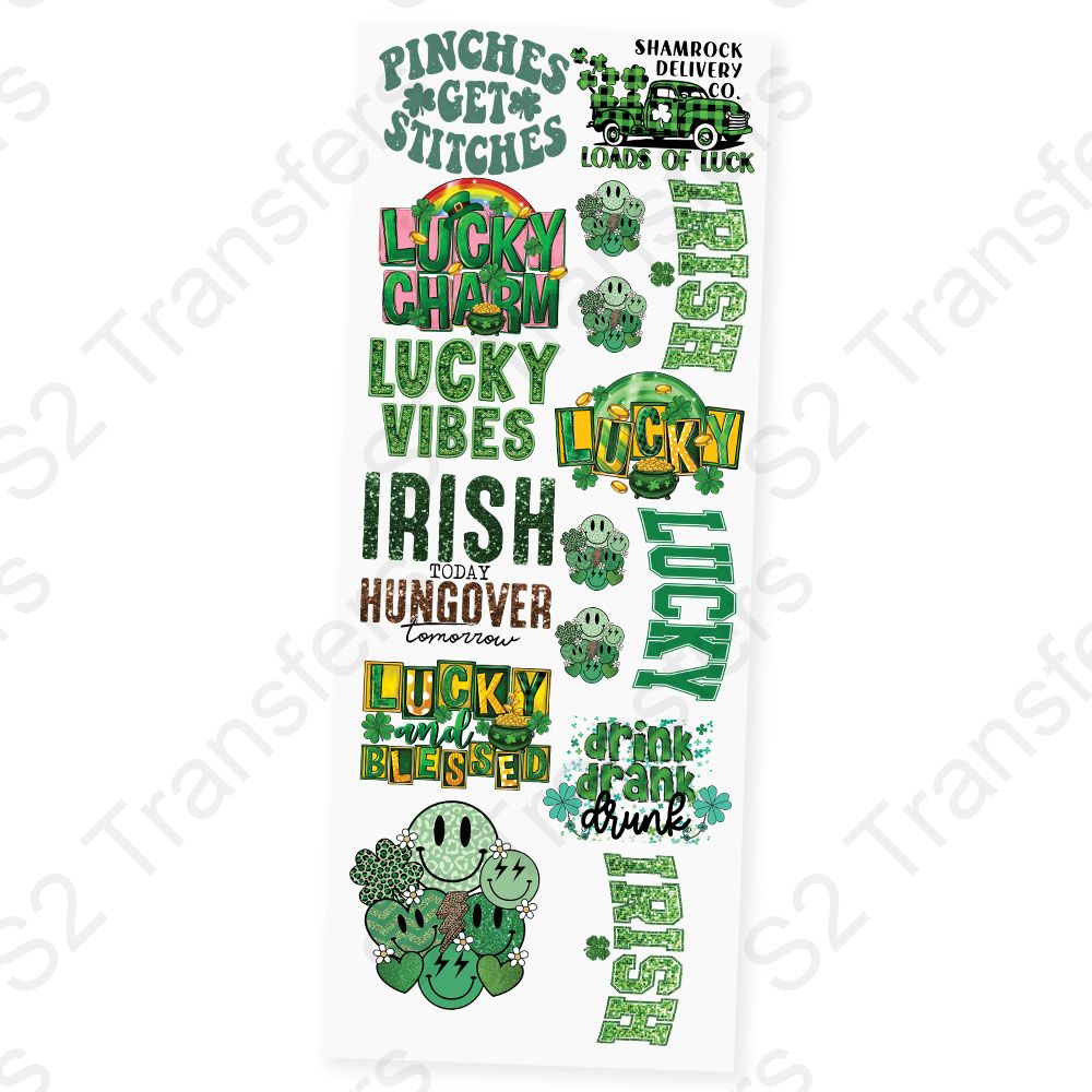 St. Patricksday Premade Gang Sheet