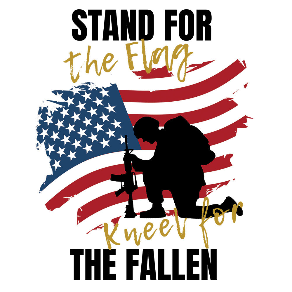 Stand For The Flag Black - DTF Transfer