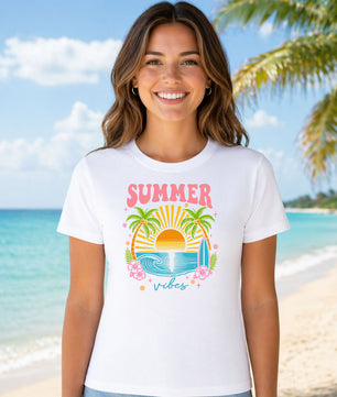 Summer Vibes Vibrant – DTF Transfer