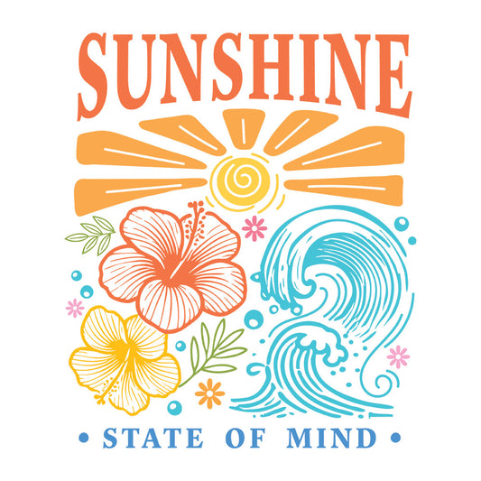 Sunshine State Of Mind Vibrant – DTF Transfer