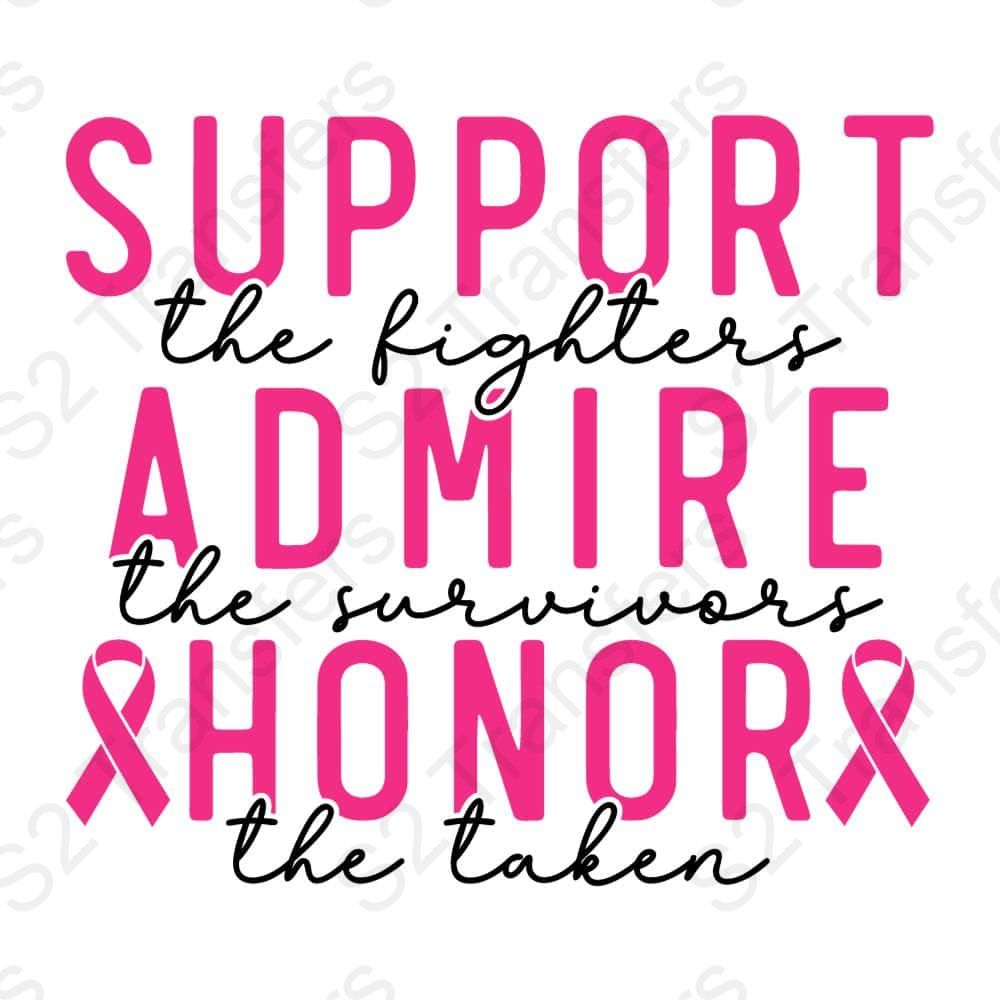 Support Admire Honor