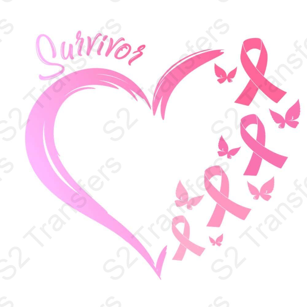 Survivor Ribbon Heart