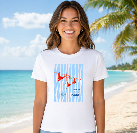 Take Me To The Beach Bikini – DTF Transfer