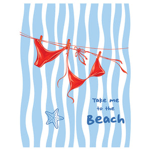 Take Me To The Beach Bikini – DTF Transfer