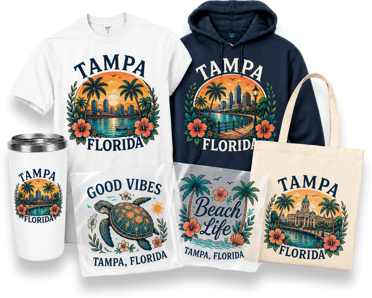 DTF Transfers in Tampa, FL