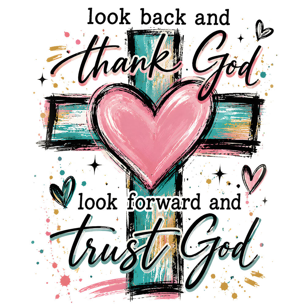 Thank God Trust God – DTF Transfer