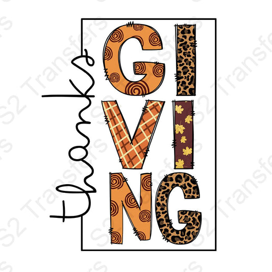 Thanksgiving Script Fall Pattern