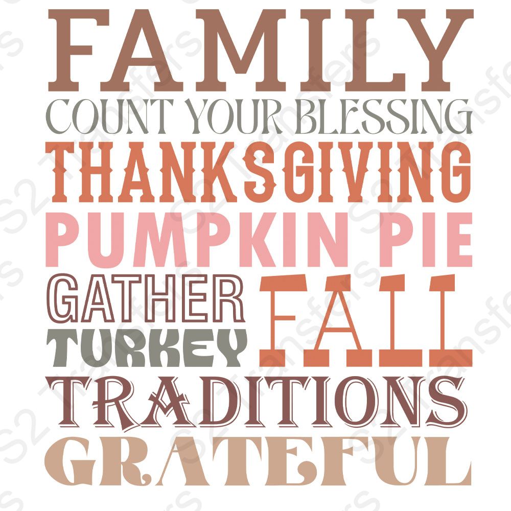 Thanksgiving Word Art