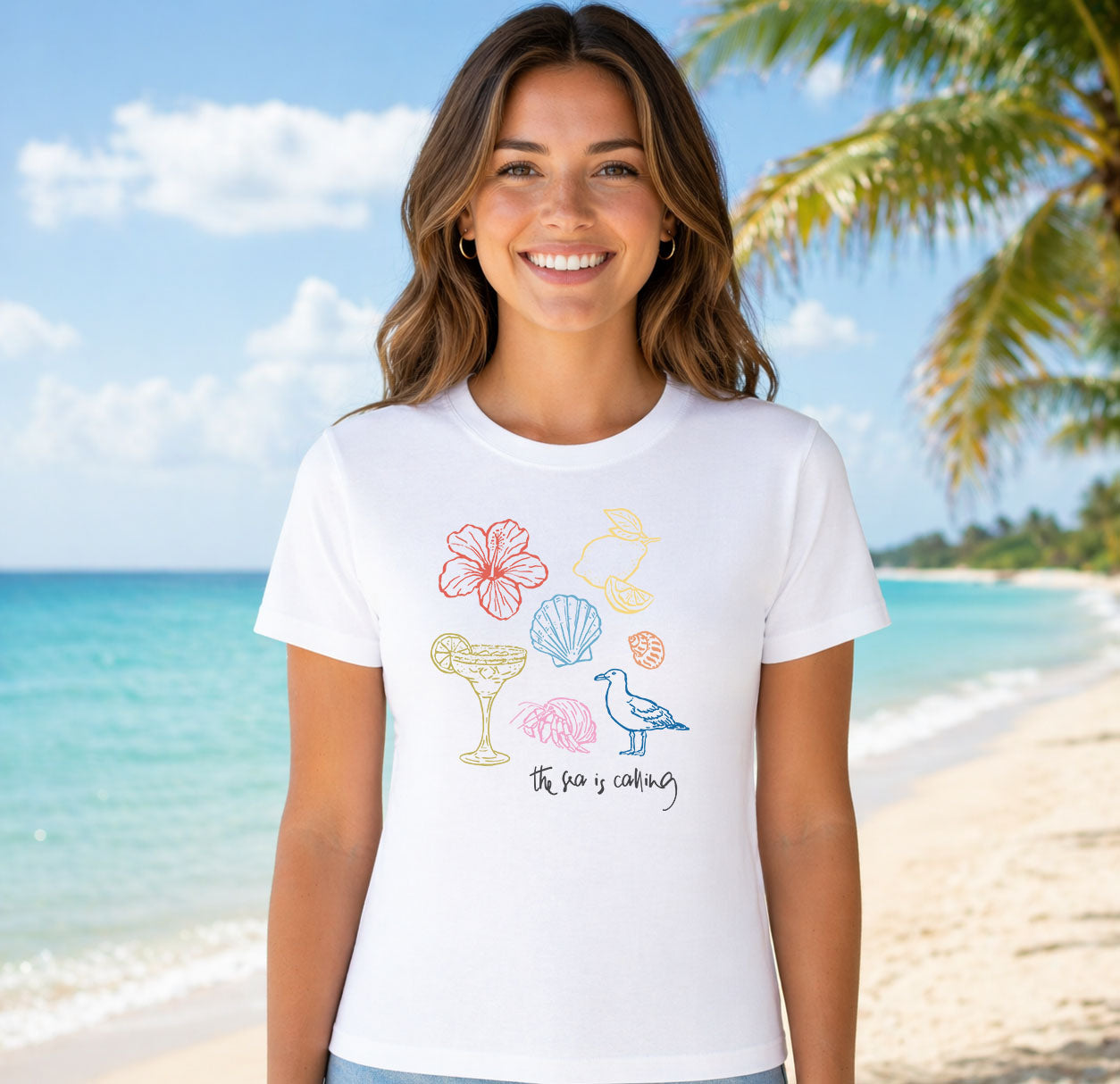 The Sea Is Calling Symbols – DTF Transfer
