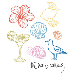 The Sea Is Calling Symbols – DTF Transfer