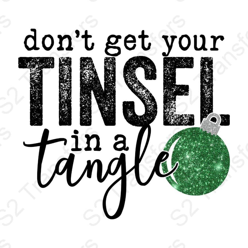 Tinsel In A Tangle Green