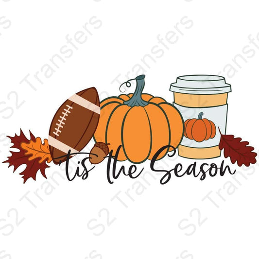 Tis The Season Football Pumpkin Coffee