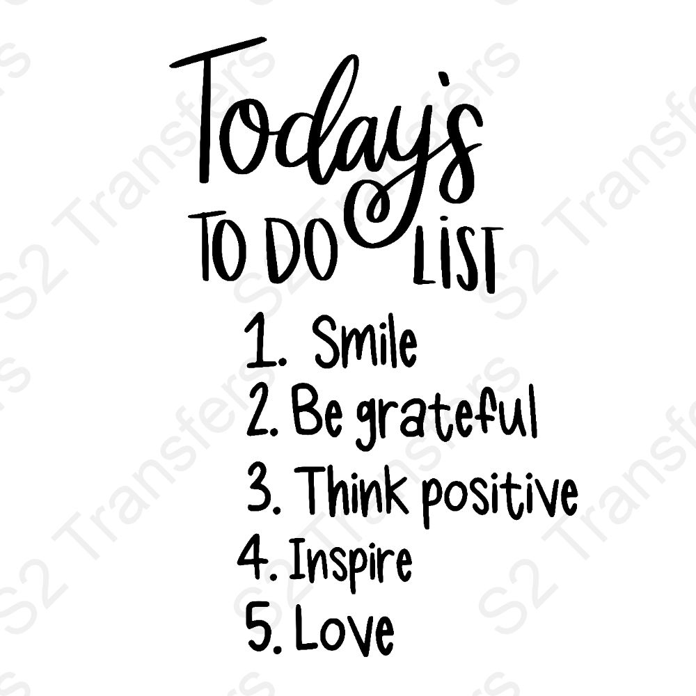 Todays To Do List