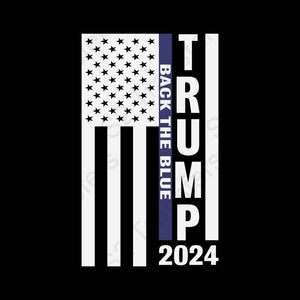 Trump 2024 Back The Blue