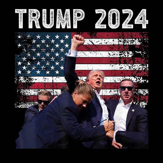 Trump 2024 Distressed Fist Raised