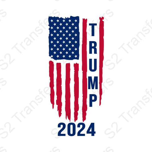 Trump 2024 Distressed Flag 1