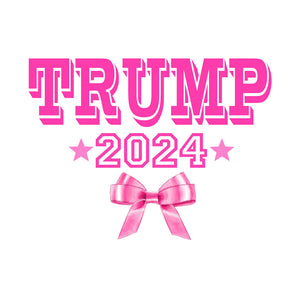 Trump 2024 Pink Bow - DTF Transfer