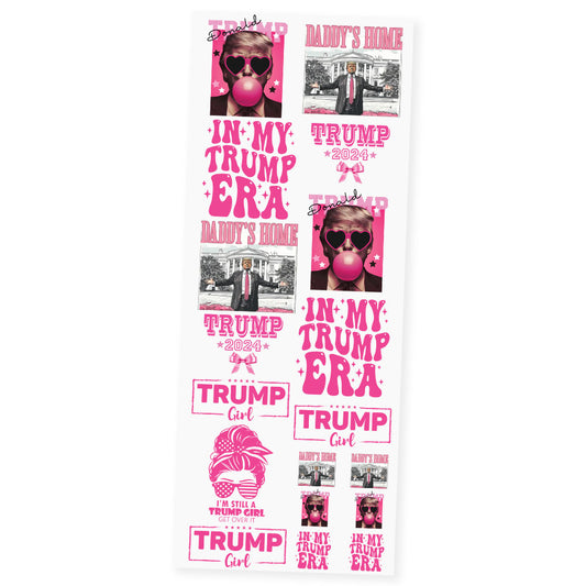 Trump Era Barbie Vibes Premade DTF Transfer Gangsheet - 22" x 60"