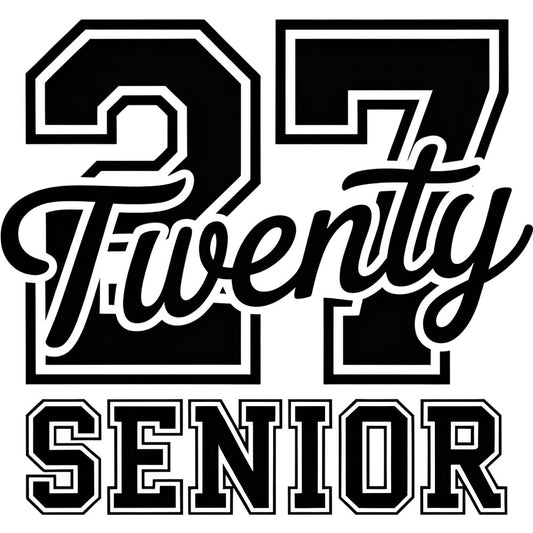 Twenty 27 Senior Stacked – DTF Transfer